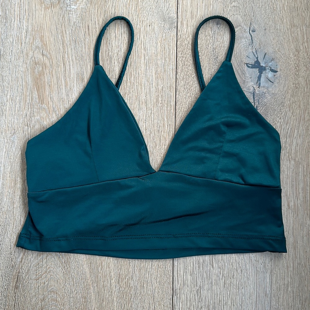 PRIMARK EMERALD GREEN BRALETTE TOP
